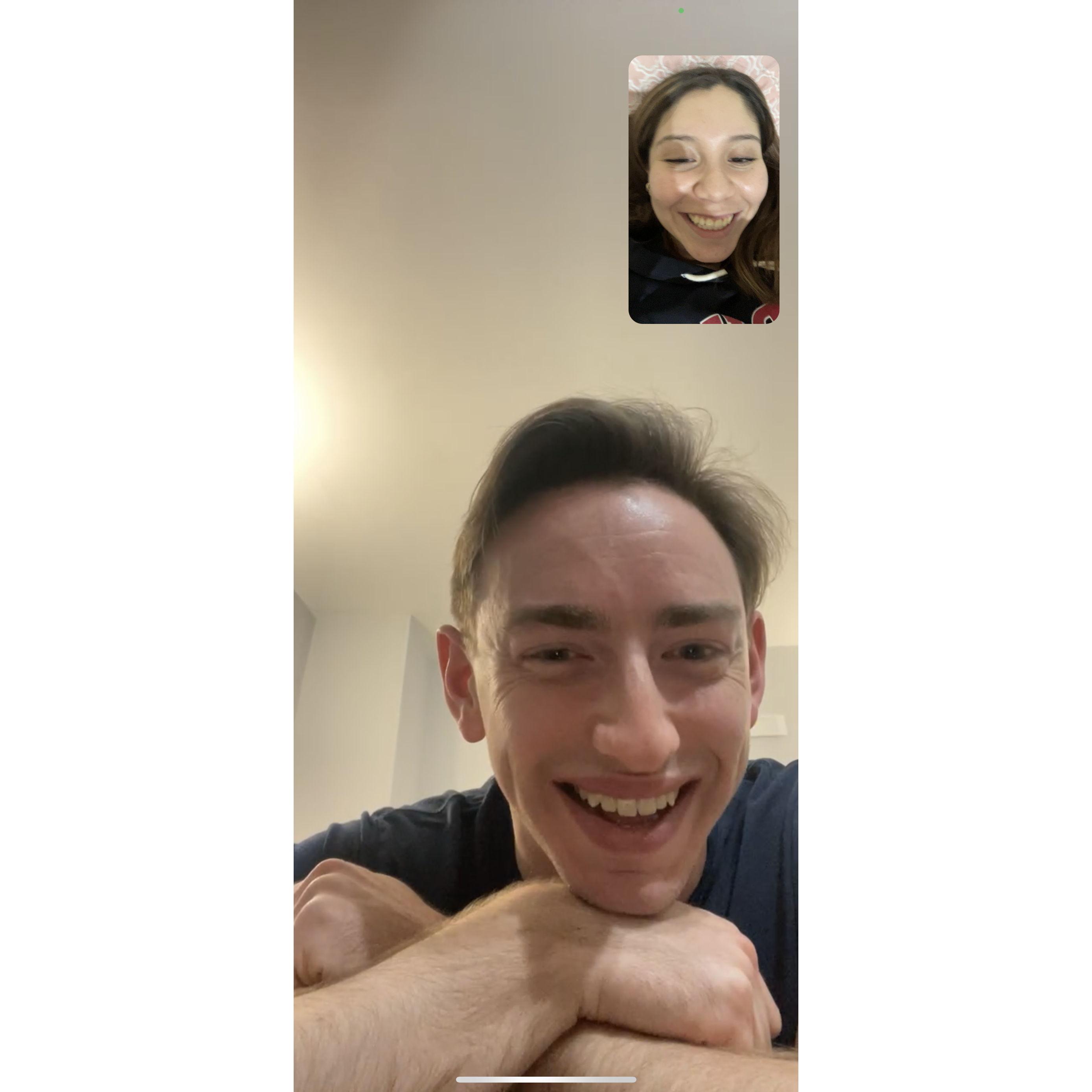 One of the many FaceTimes.