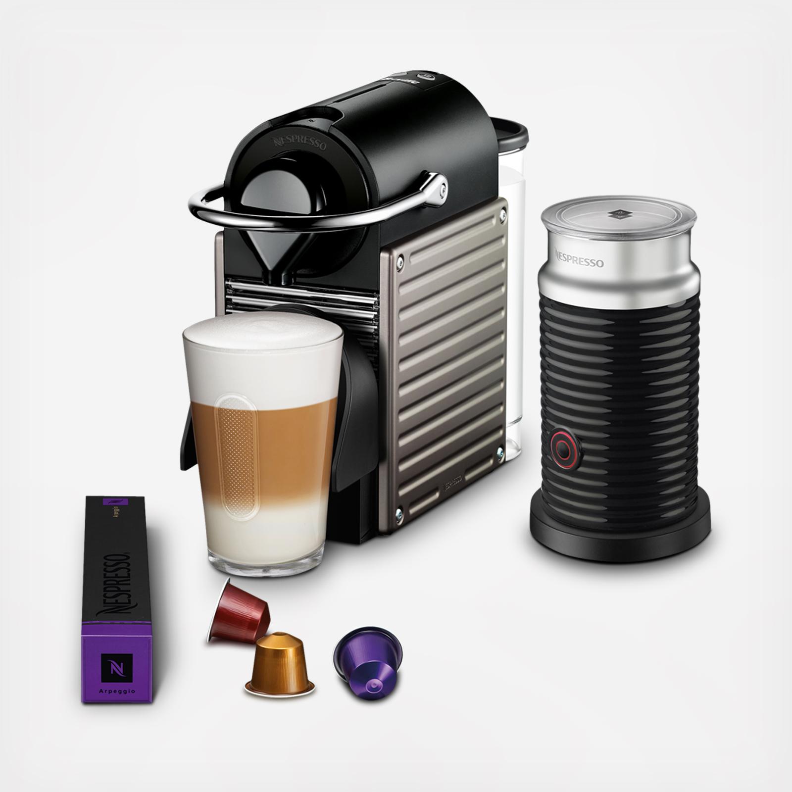 Best Buy: Nespresso Breville Pixie Espresso Machine with Aeroccino