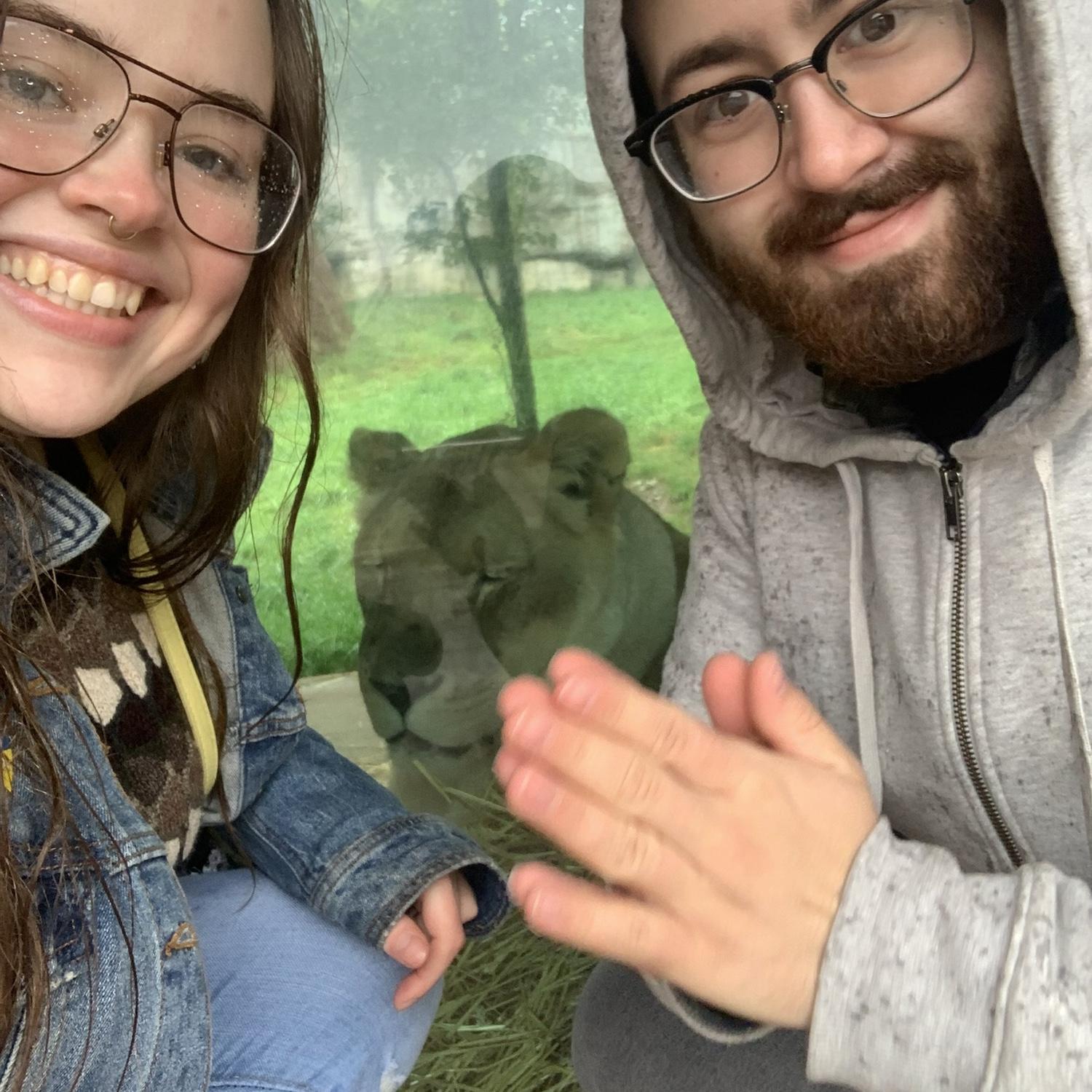 A very rainy trip to Akron Zoo. Akron, October 2023.