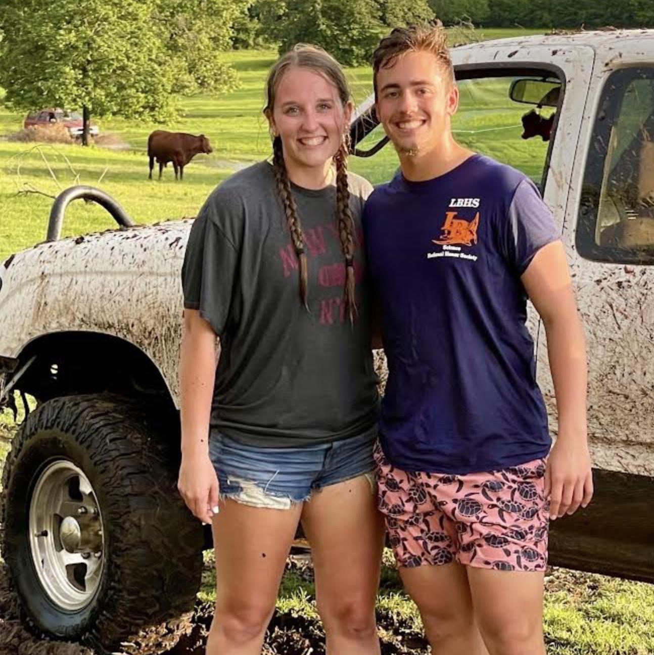 Brandt flew back to Texas with Kalyn after graduation to attend a good friend's graduation party (where we went mudding, clearly) as well as to meet the rest of Kalyn's family at the Osbourn Reunion.