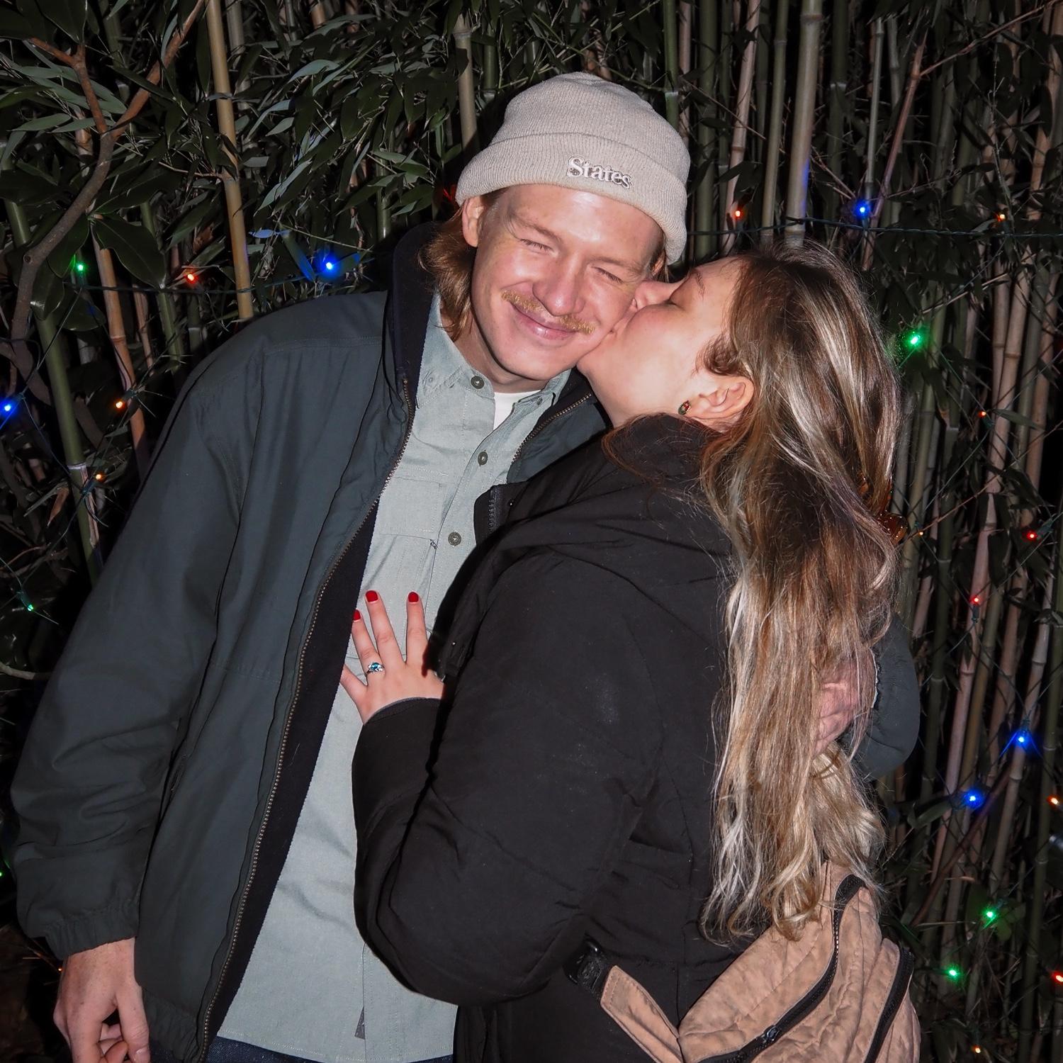 The night we got engaged at The Cincinnati Zoo!
