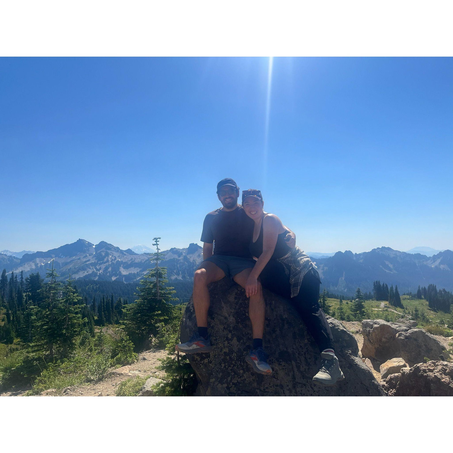 Hiking in Mt. Rainier National Park