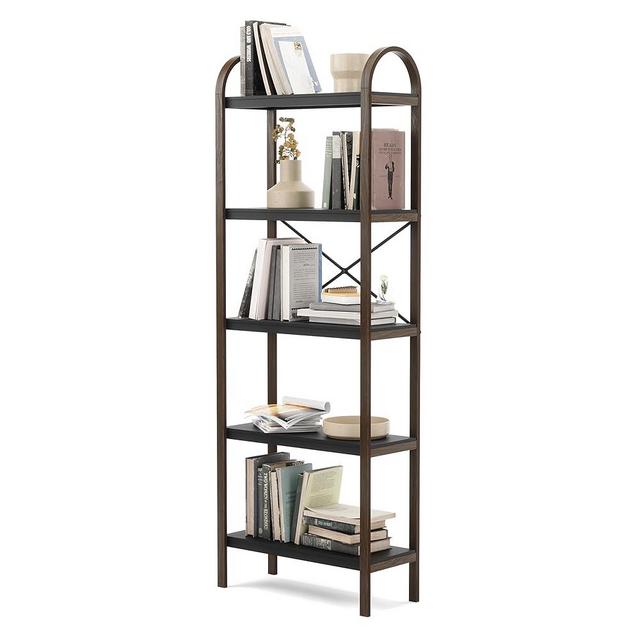 Umbra Bellwood 5-Tiered Freestanding Shelf Black/Walnut