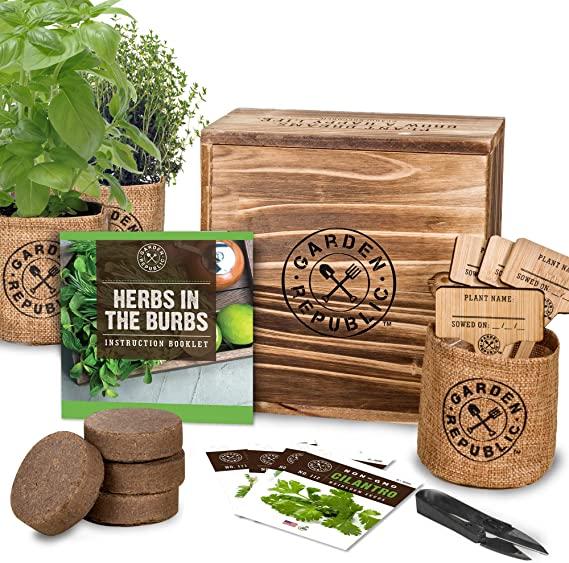 "Herbs in the Burbs" Organic Herb Grow Kit