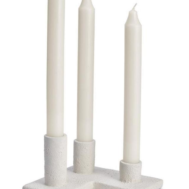 Cubisme Candle Holder White
