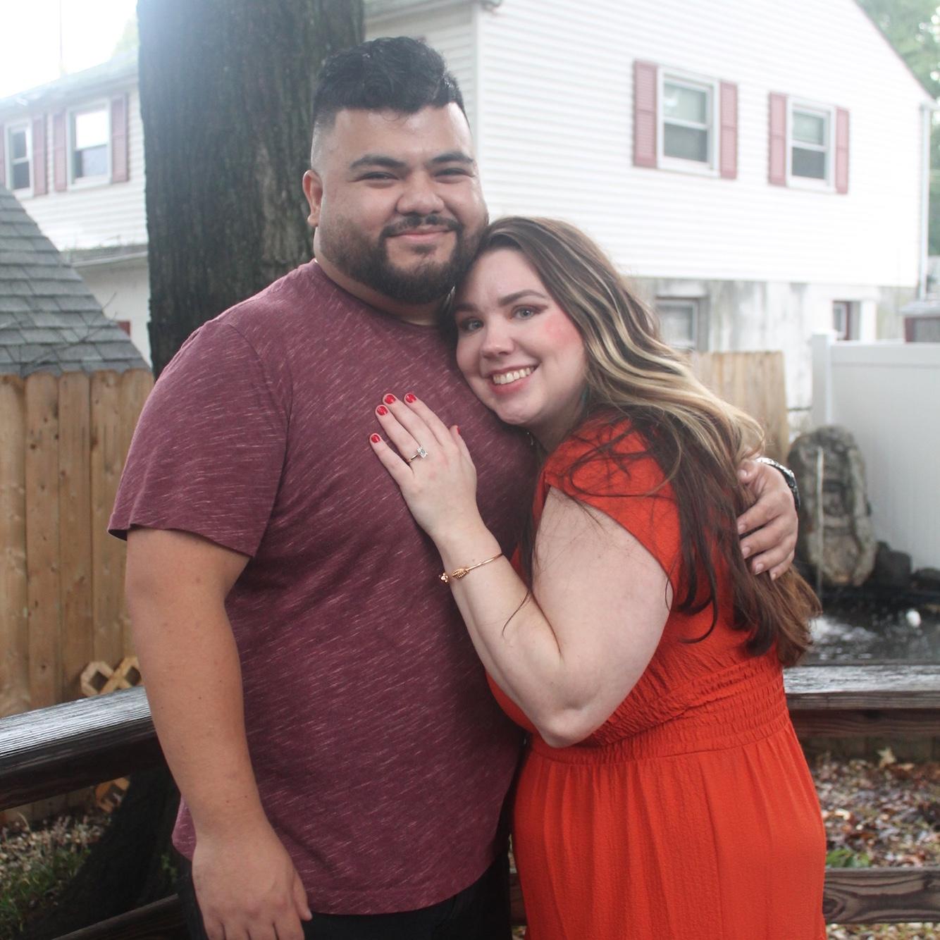 The joy of being newly engaged