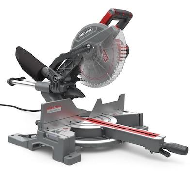 CRAFTSMAN 10-in 15-Amp Single Bevel Sliding Corded Miter Saw