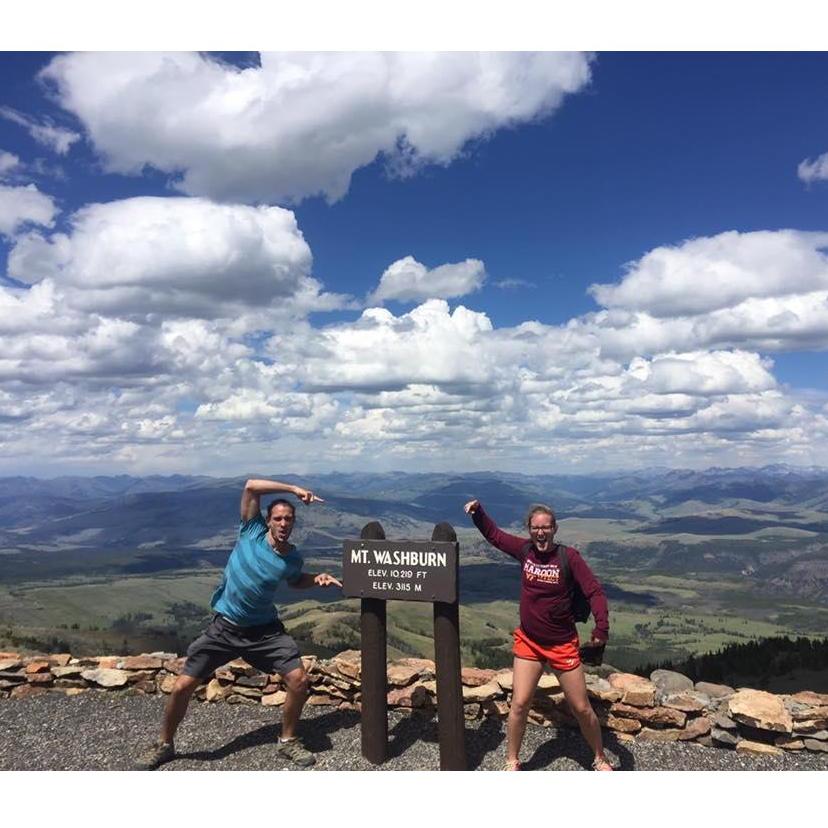 Hiking in Yellowstone National Park 2016 on road trip