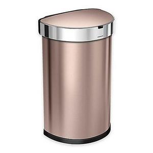 Simplehuman® 45-Liter Semi-Round Sensor Trash Can