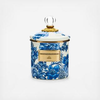 Royal English Garden Enamel Canister