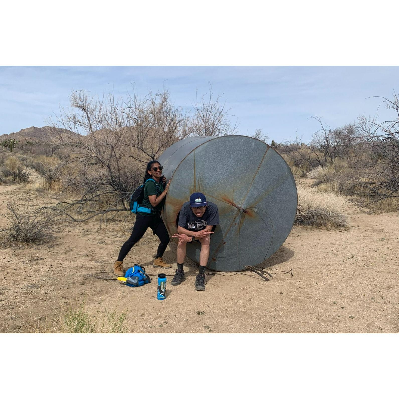 The first photo they took on their first adventure (Joshua Tree National Park) in April 2021.