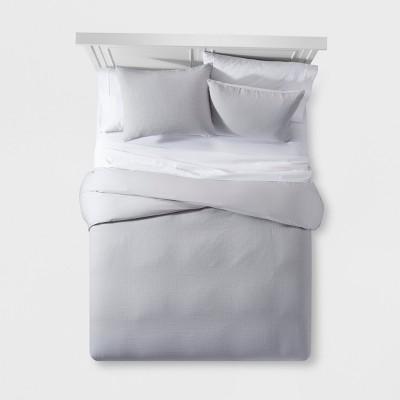 Silver Micro Texture Duvet Cover Set (King)- Project 62&#153; + Nate Berkus&#153;