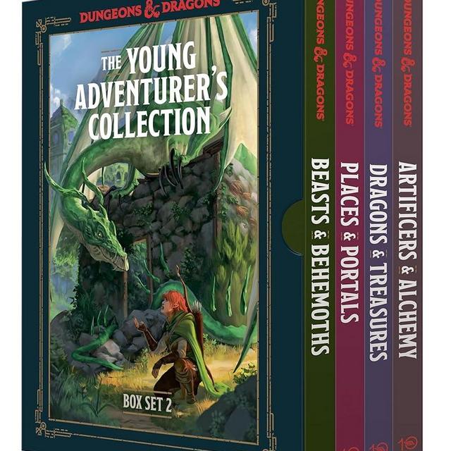 The Young Adventurer's Collection Box Set 2 (Dungeons & Dragons 4-Book Boxed Set): Beasts & Behemoths, Dragons & Treasures, Places & Portals, ... & Dragons Young Adventurer's Guides)
