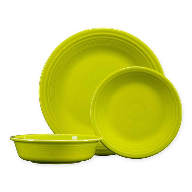 Fiesta® 3-Piece Classic Place Setting in Lemongrass