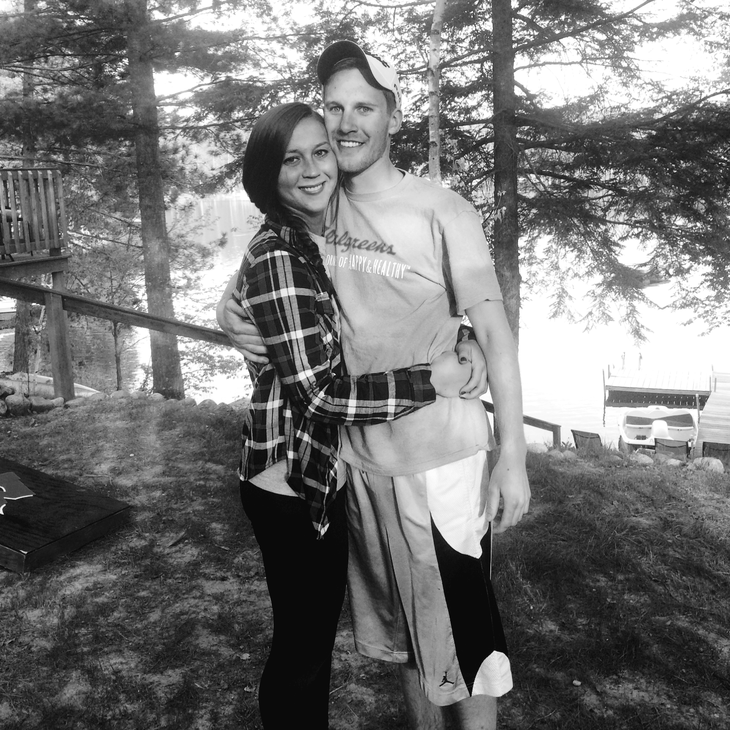 Beau's first trip to Laura's family cottage on Memorial Day Weekend in 2015. He survived meeting the entire Neubert family