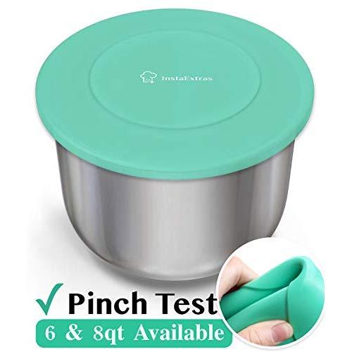 Silicone Lid For Instant Pot – 6 Quart Inner Pot Replacement Cover for IP Duo60, Plus, Max, Lux, Gem & Smart 60 – Fits 5qt 6qt Models – Best InstaPot Sealing Accessories for 6 QT Insta Pot Cookers …