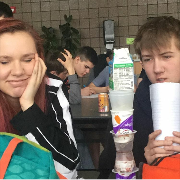 Right before we started dating, we both got our wisdom teeth out. Even after we started dating, this was still evident.