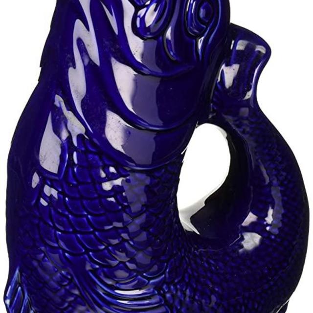 Gluggle Jug, Cobalt Blue, Extra Large (10-Inch)