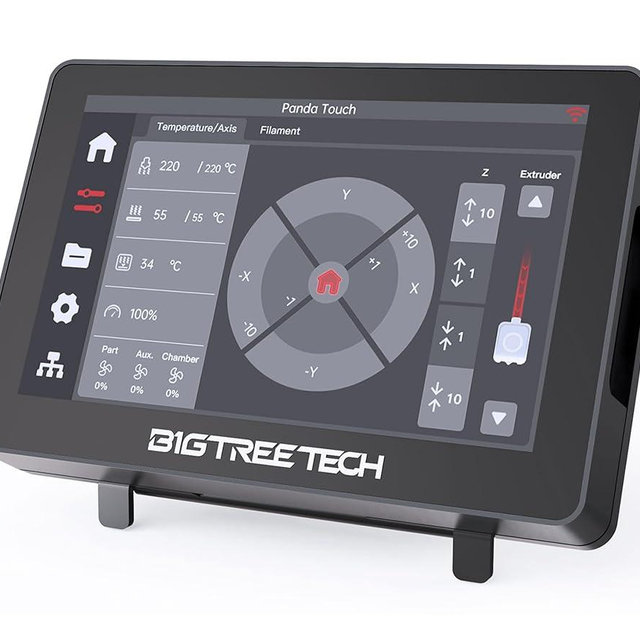 BIGTREETECH Panda Touch Compatible with Bambu-Lab P1P P1S X1C X1E A1 Mini 3D Printers Upgrade Touch Screen Kit Support Multi-Printers Management 2.4G WiFi Wireless Connection