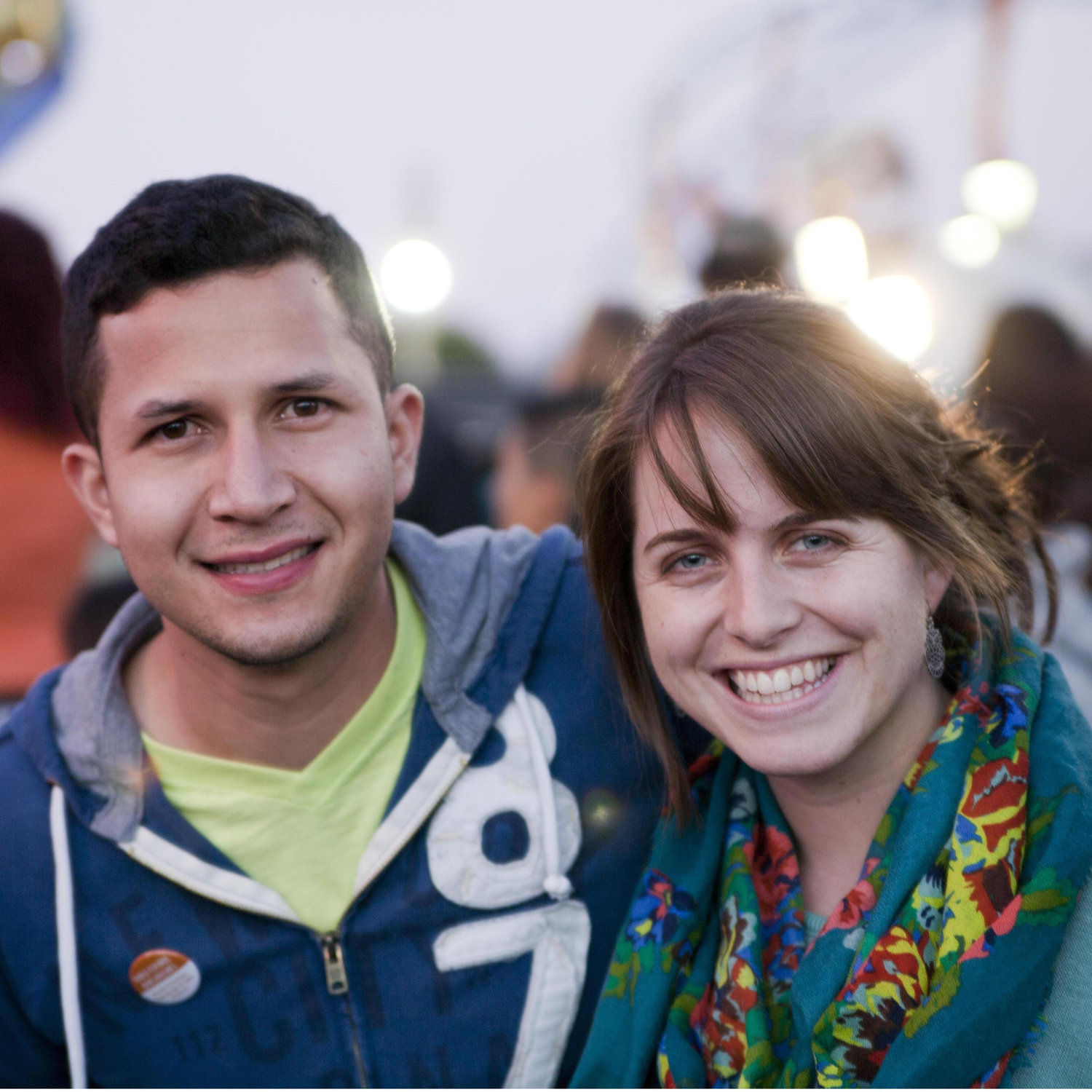 Pretty sure this is the first photo taken of us, thanks to Alex's best man, Alex Flores, at the NC State Fair in 2012.