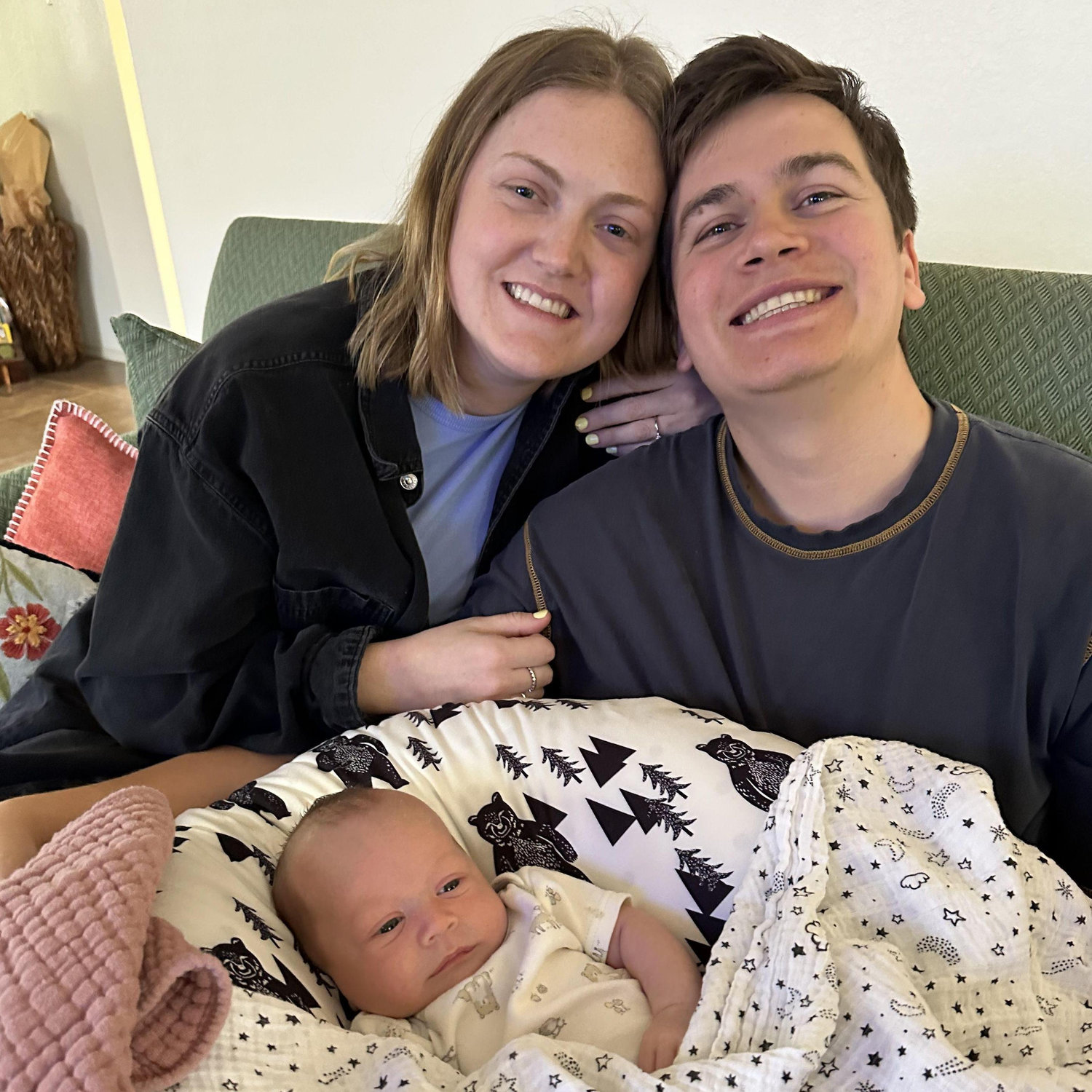 Meeting baby Charlie. April 2025.