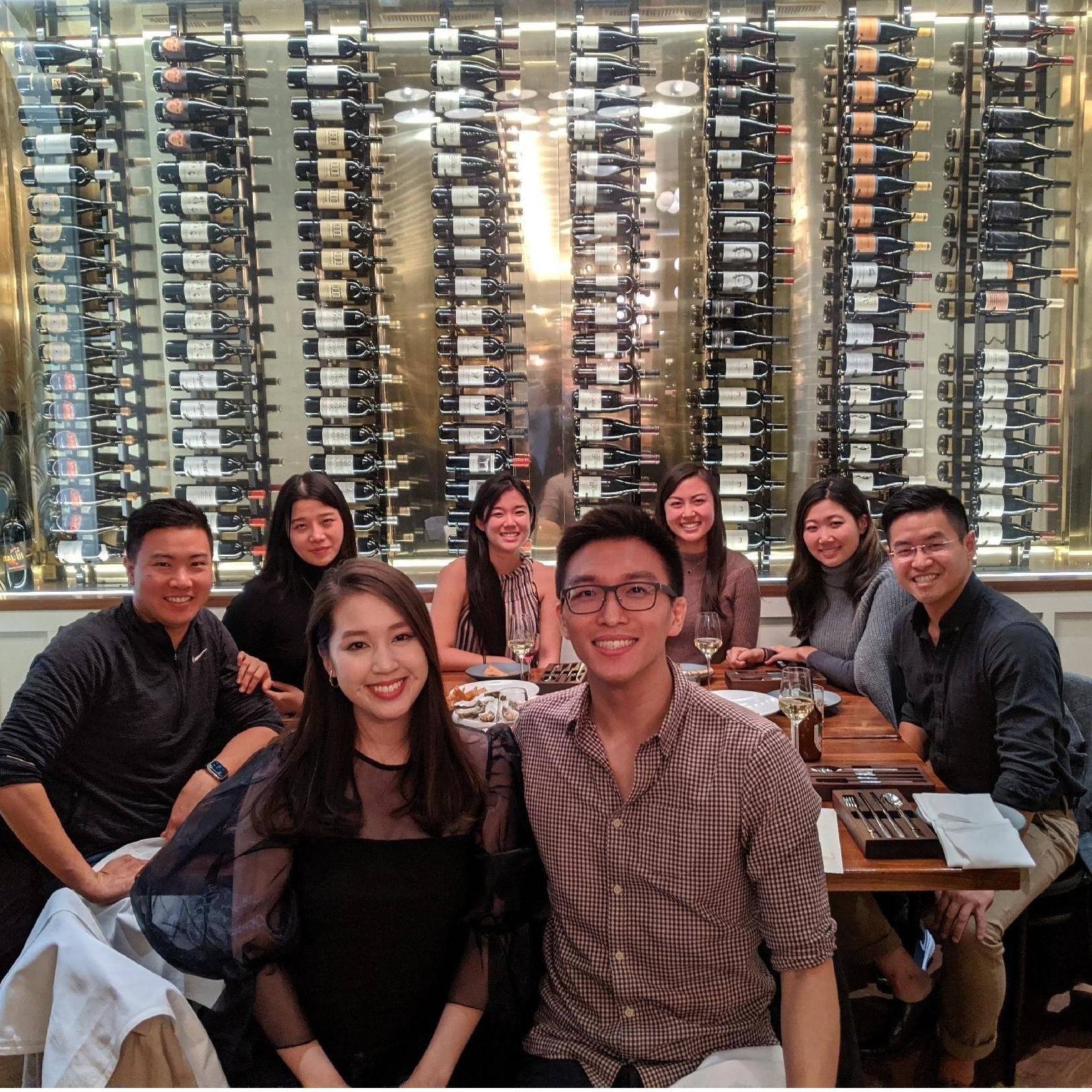 Post-proposal surprise dinner