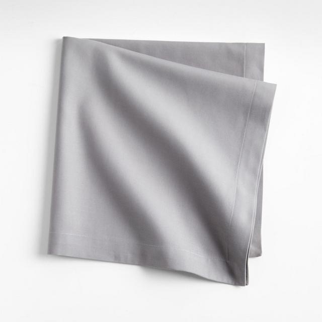 Aspen Frost Grey Cotton Napkin