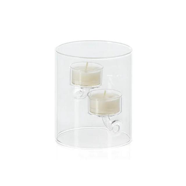 Suspended Glass Tealight Hurricane-small