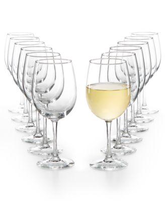 Martha Stewart Collection - 12-Pc. White Wine Glasses Set, Created for Macy's