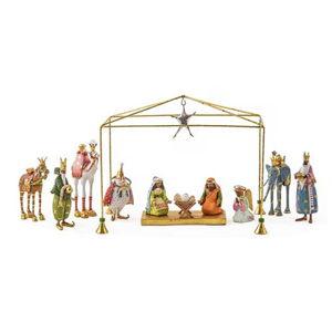 MacKenzie-Childs x Patience Brewster Holiday Collection World Edition Mini Nativity Set | Dillard's