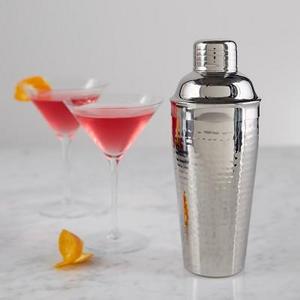 Stainless-Steel Hammered Cocktail Shaker