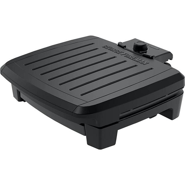 GEORGE FOREMAN® Contact Submersible™ Grill, 5-Serving Grill - Black Plates, Wash the entire grill