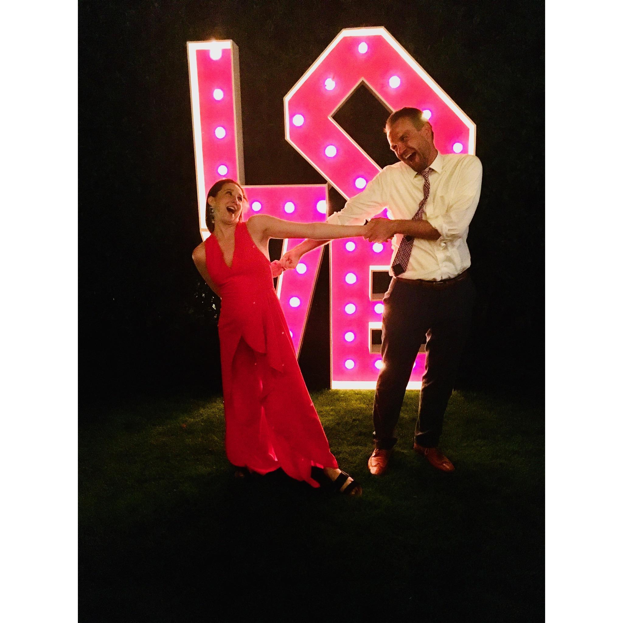 Sharing a dance and a laugh :)