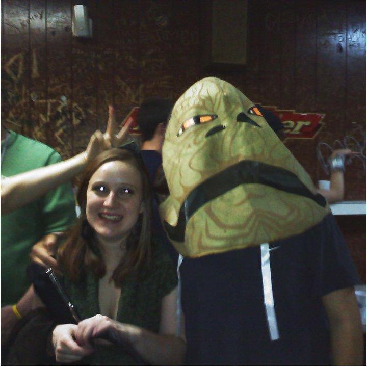 Our first photo together