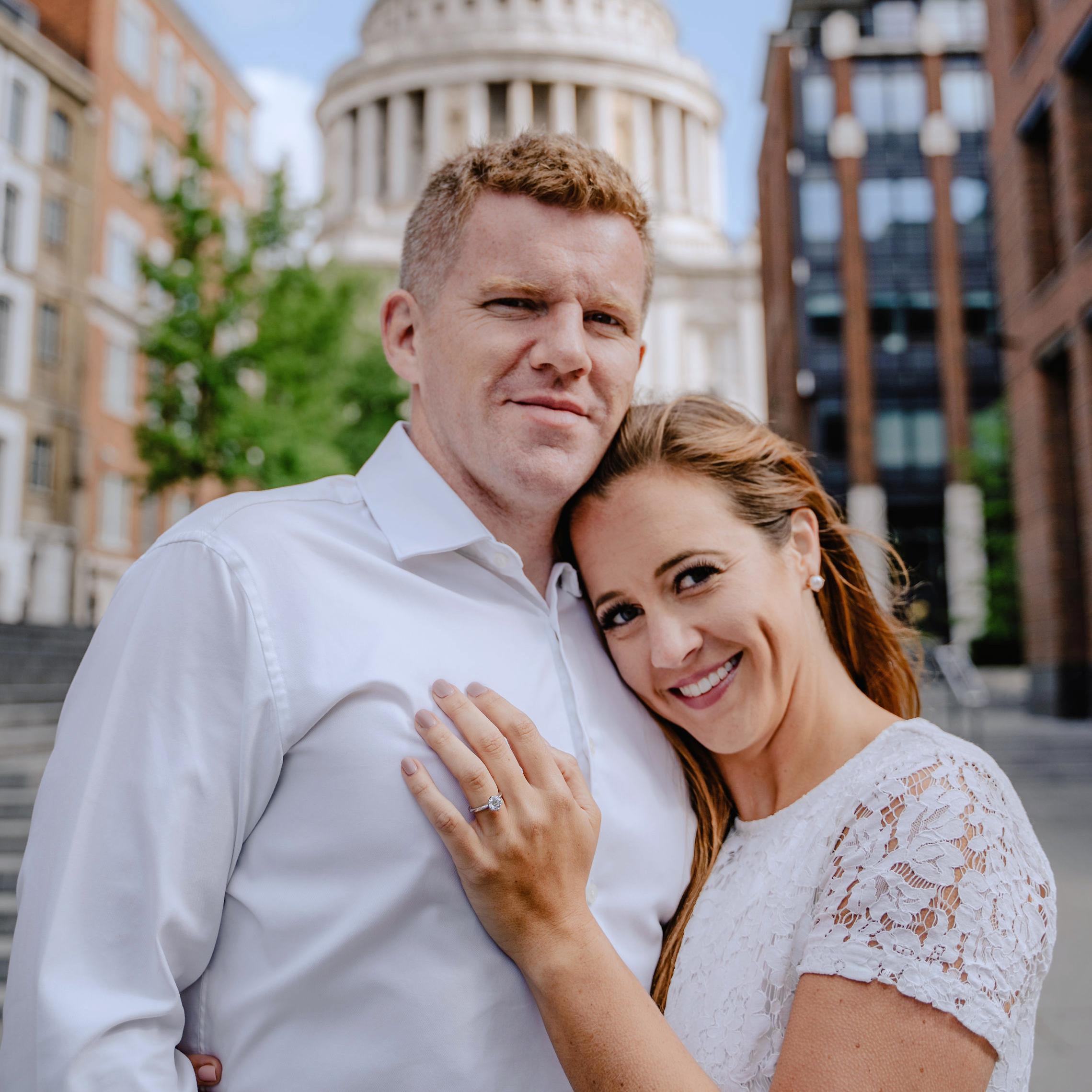 Engagement Photos at St. Paul's Cathedral