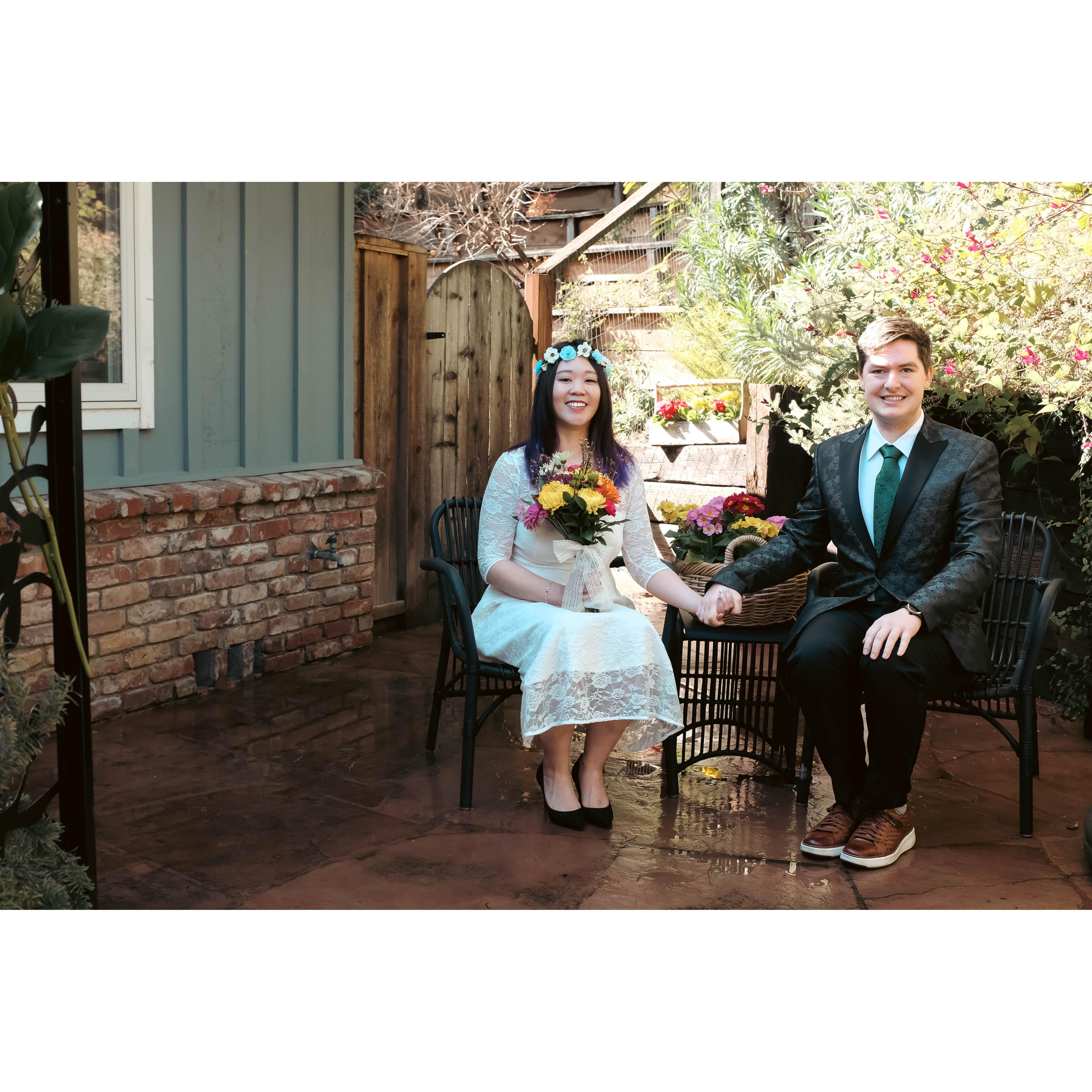 Part I - the Egan's Arch 💐 (Bride, Reanne and Groom, Bryce)