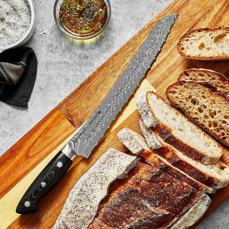 ZWILLING, Bob Kramer Euroline Damascus Bread Knife | Zola