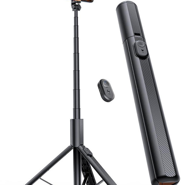 ANXRE 71" Phone Tripod, NT79 Extendable Selfie Stick Professional Video Accessories for Cell Phone＆Camera, Phone Tripod Stand Holder with Remote Compatible with iPhone Android, Camera