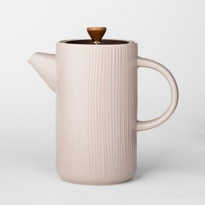 4.5cup Ceramic French Press Light Brown - Project 62™