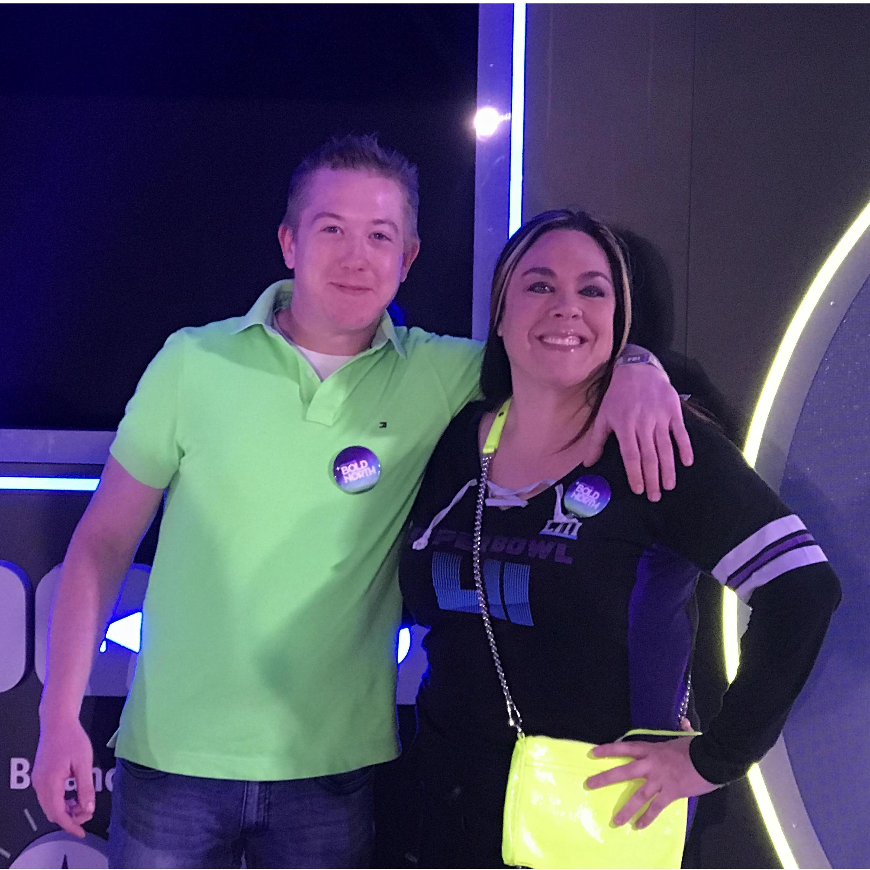 Fun at Superbowl LII!
