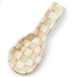 MacKenzie-Childs: Mocha Check Spoon Rest