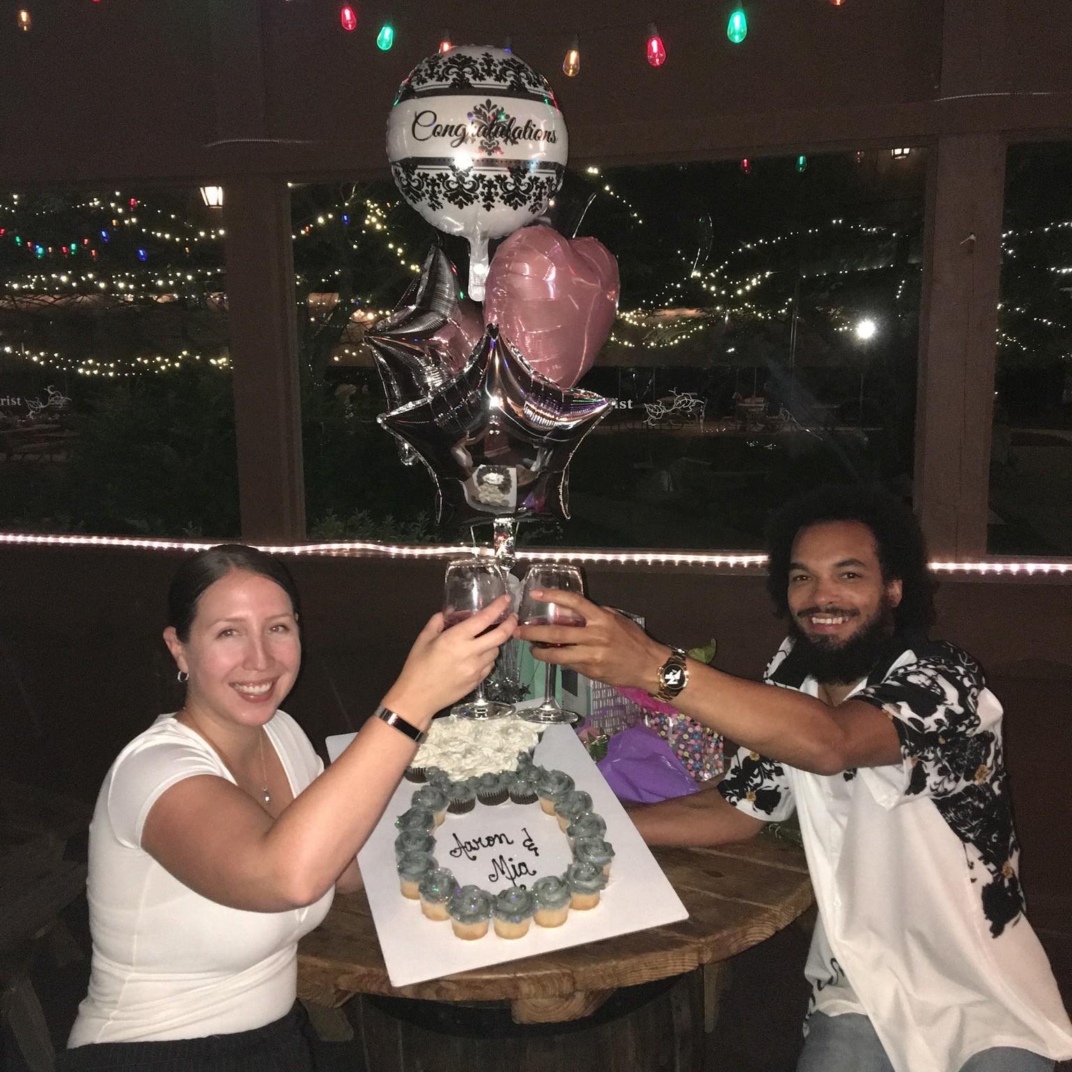 Surprise Engagement Party thrown by Mia's Posse