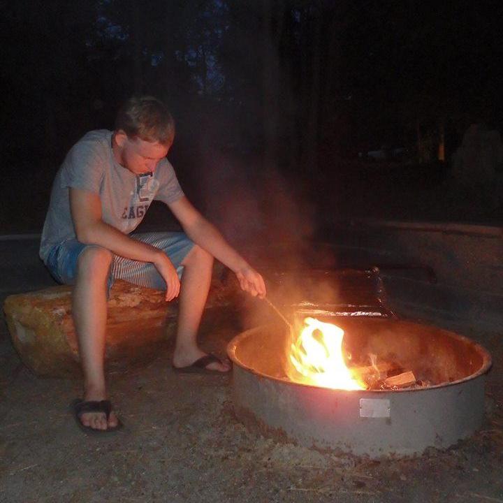 Kyle and starting fires. Classic.