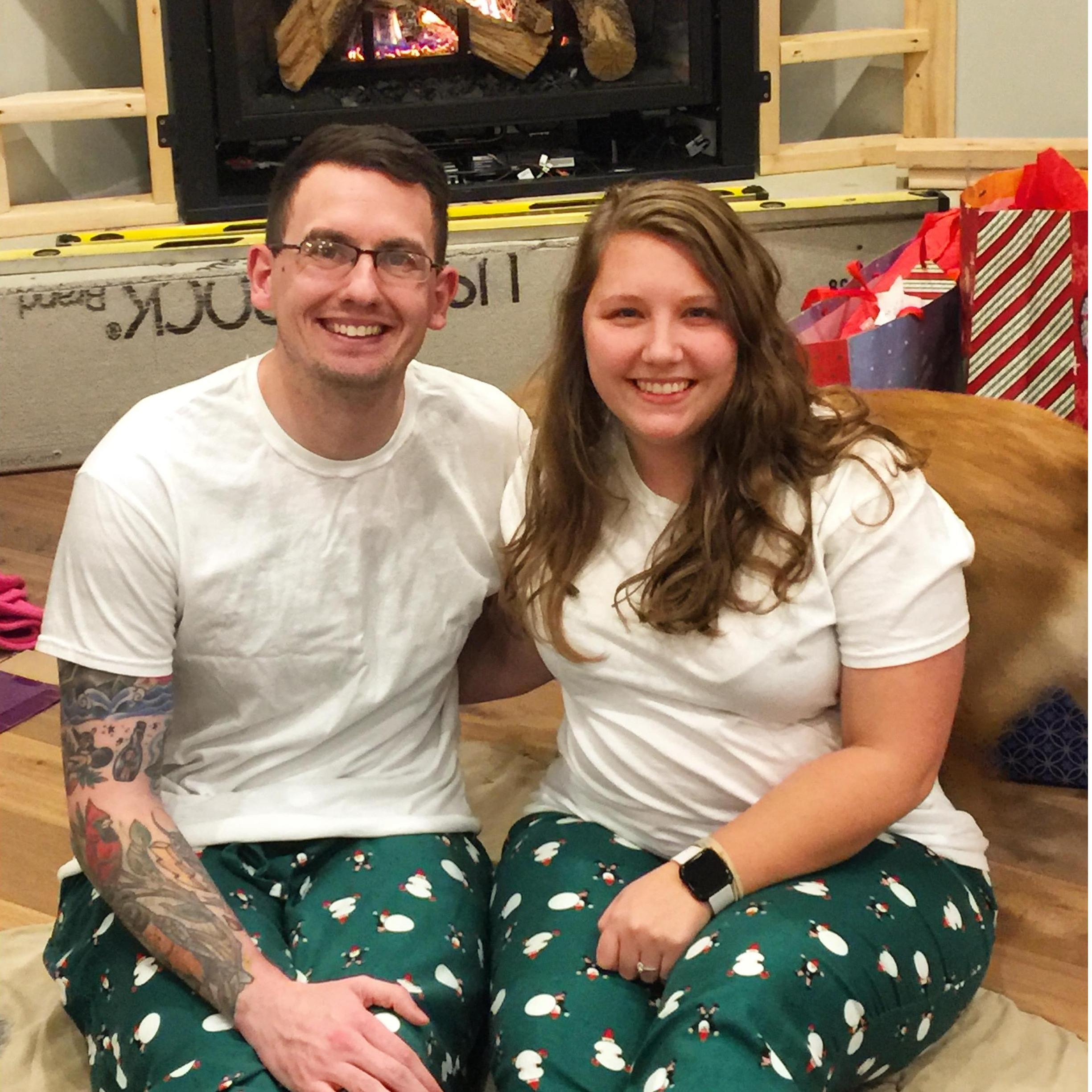 Christmas 2019, with matching PJs