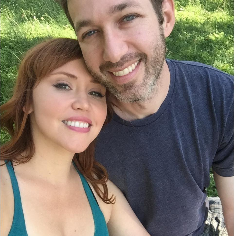 Our first photo together