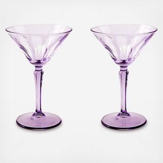 Rialto Acqua Martini Glass, Set of 2