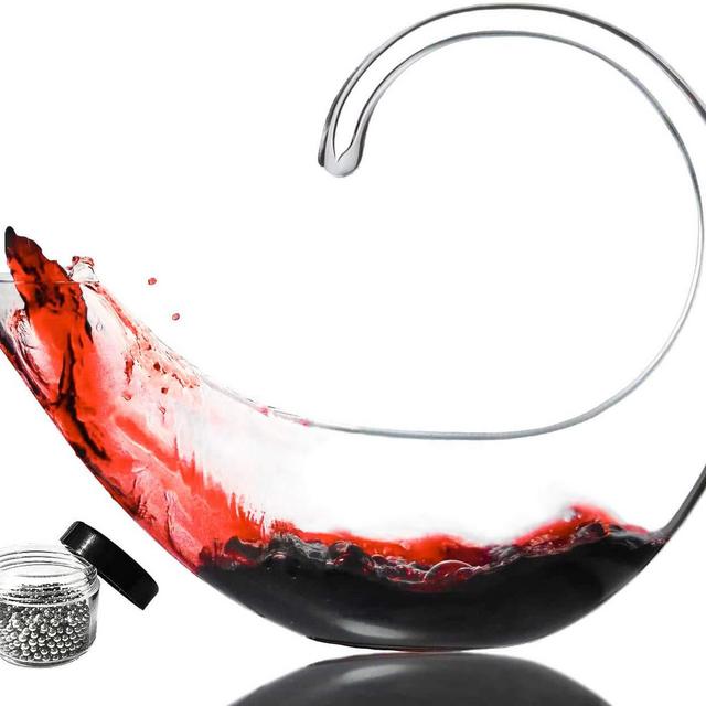 Le Sens Amazing Home Scorpion Wine Decanter 100% Hand Blown Lead free Crystal Glass with Cleaning Beads, Red Wine Carafe, Wine Gift, Wine Accessories