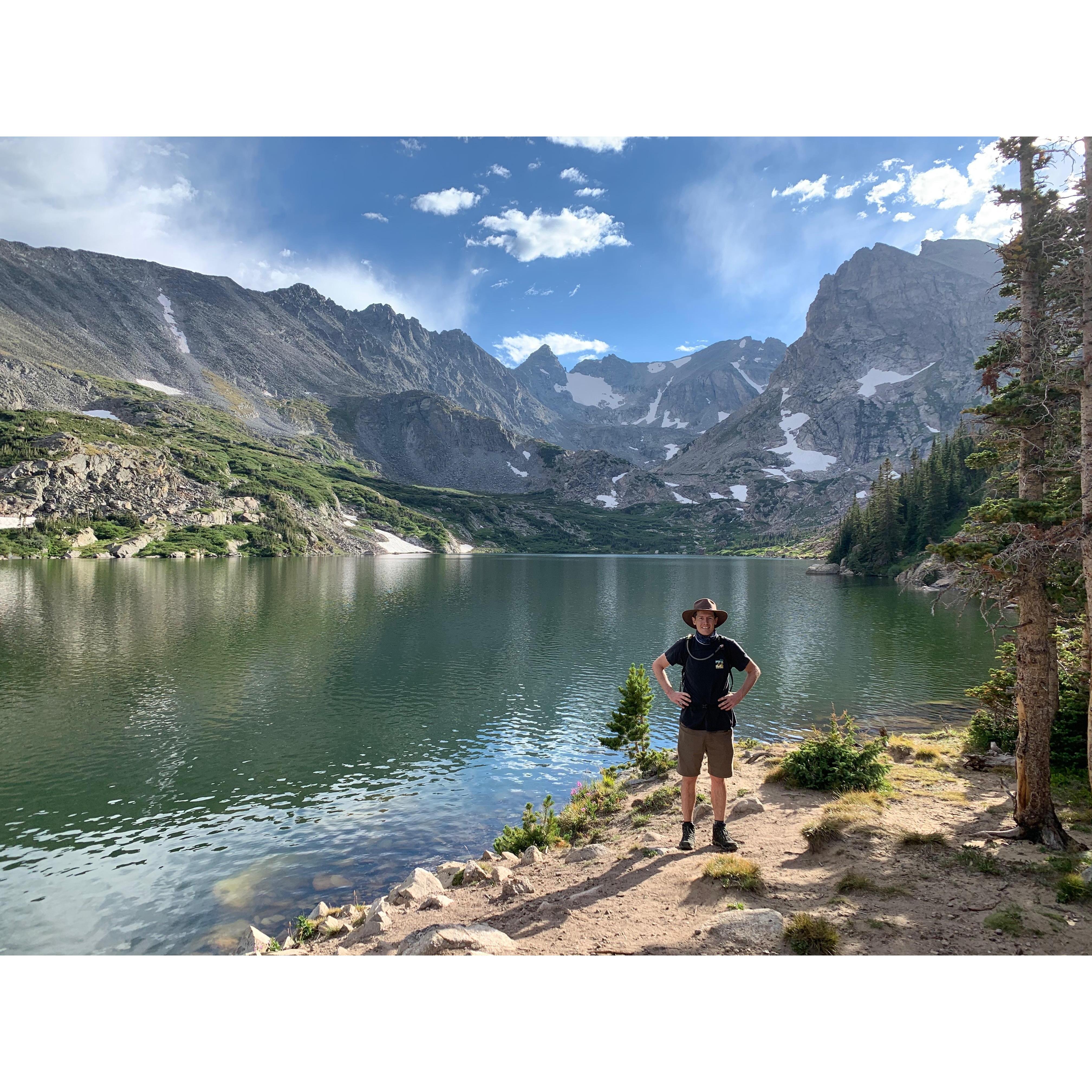 Lake Isabelle, CO. August 2020.
One of many beautiful alpine lake hikes during our (first) pandemic summer.