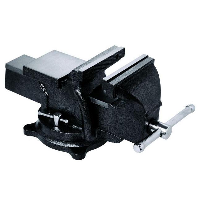 6 in. Heavy-Duty Bench Vise with Swivel Base