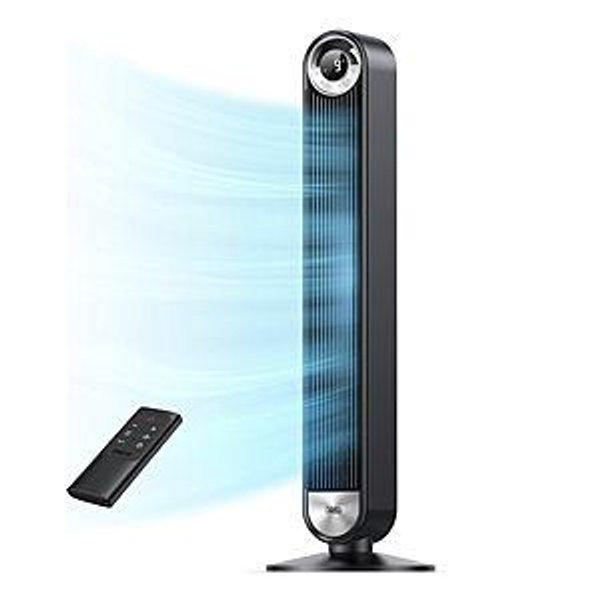 Dreo Ultra-Quiet Oscillating Tower Fan, 9 Speeds